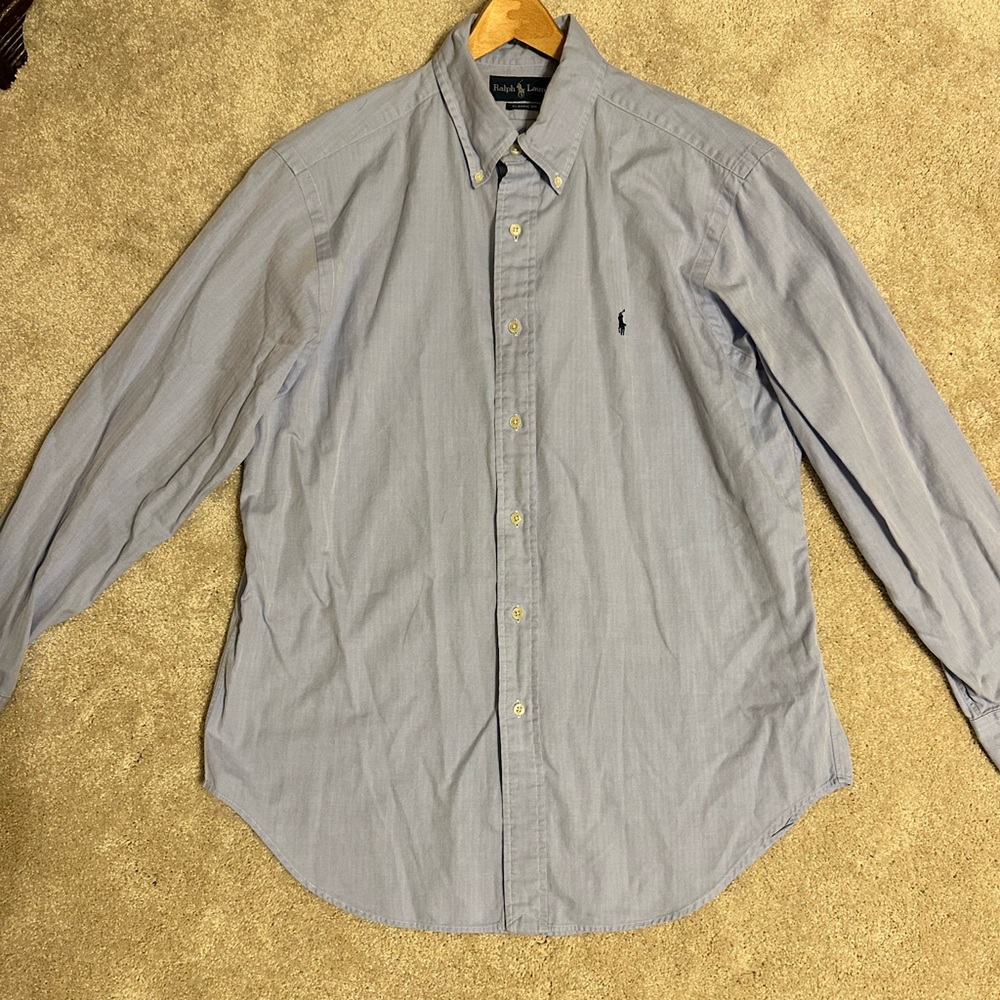Ralph Lauren men’s blue dress shirt size 16 (32/33)